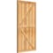 Ekena Millwork Framed Board-n-Batten Shutters w/Z-Bar, Rough Sawn Western Red Cedar, 26 7/8W x 51H, PR RBF06Z26X051RWR - alternate 4